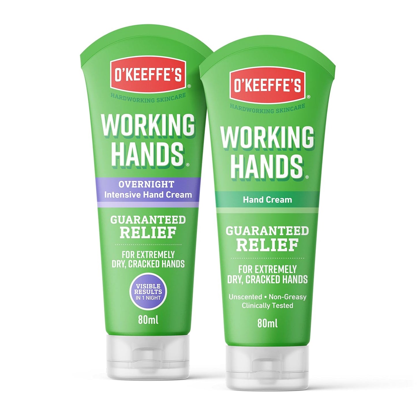 O'Keeffe'S Working Hands Overnight 80 Ml & Working Hands 80 Ml (Doppelpack — Hände) Verpackung Kann Variieren