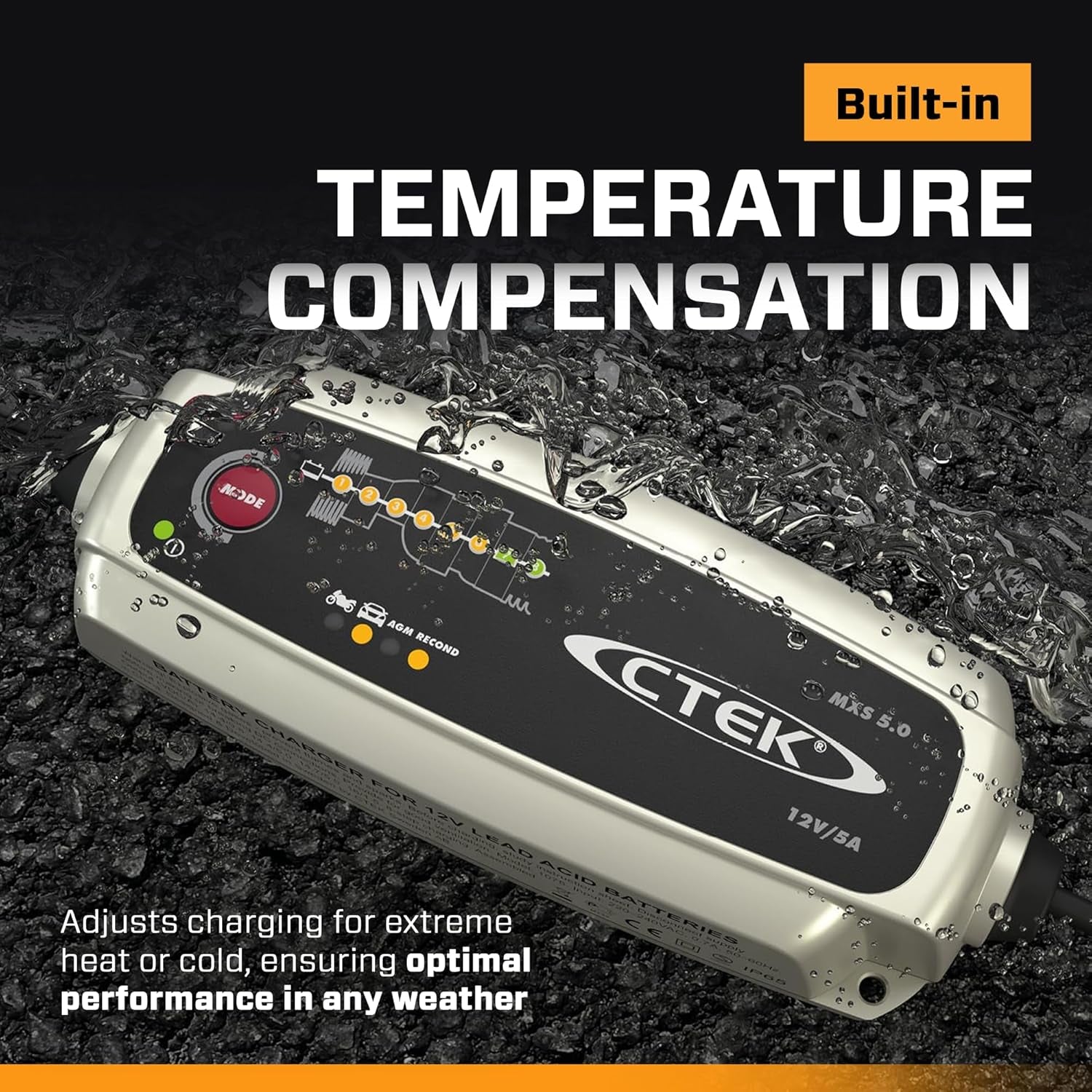 CTEK MXS 5. 0 12V Charger and Conditioner MULTI XS 5. 0
