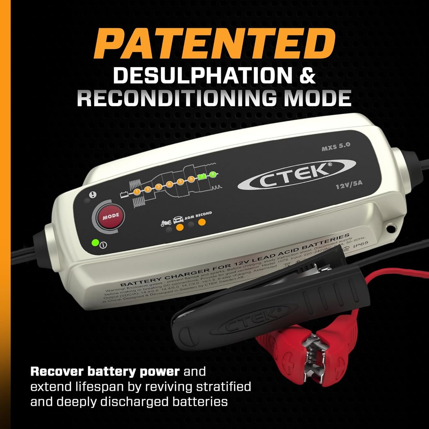 CTEK MXS 5. 0 12V Charger and Conditioner MULTI XS 5. 0