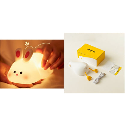 Cute Silicone Night Lights Sheep Cartoon Bedroom Lamp for Children'S Room Decor Rechargeable Timing Dimming Sleep Night Light